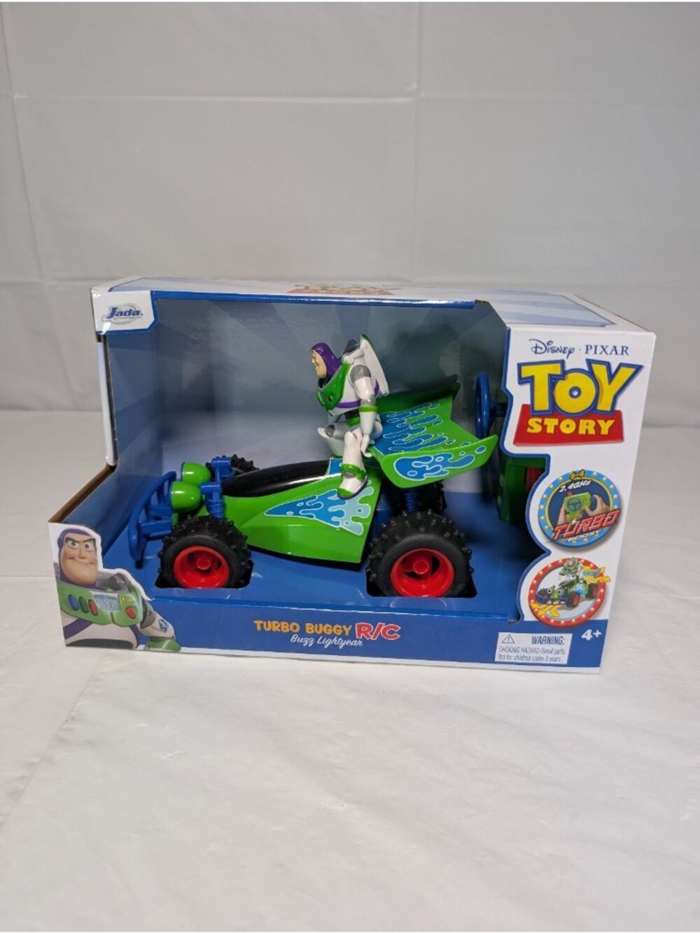 Jada Disney Pixar Toy Story 4 Turbo Buggy W/Buzz Lightyear Radio Control Vehicle